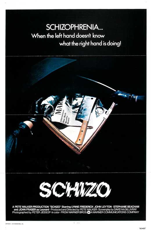 Schizo Movie Poster Print showcasing cinematic art in vibrant colors.