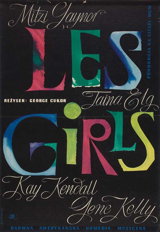 Les Girls Movie Poster Print featuring classic film art.