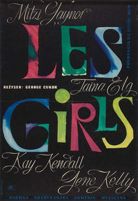 Les Girls Movie Poster Print featuring classic film art.