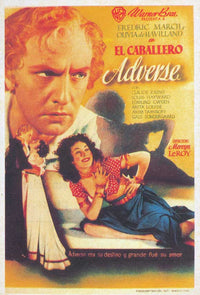 Anthony Adverse Movie Poster Print showcasing classic film artwork.