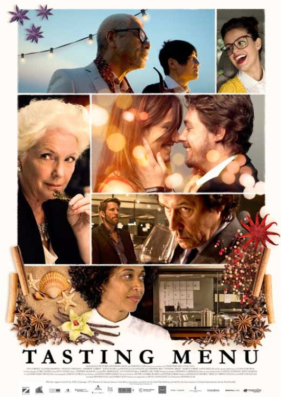 Tasting Menu Movie Poster Art Print featuring vibrant colors and stunning design.