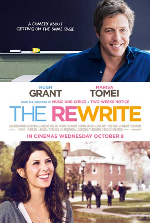 The Rewrite Movie Poster Print showcasing cinematic visuals.