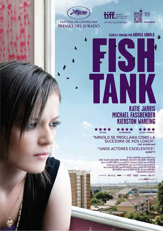 Fish Tank Movie Poster Print showcasing vibrant colors and cinematic theme.