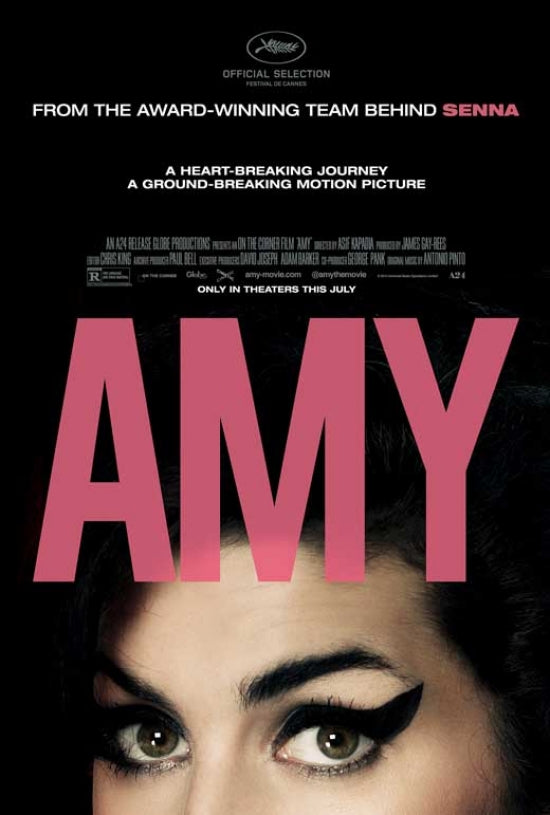 Amy Movie Poster Print showcasing cinematic artwork.