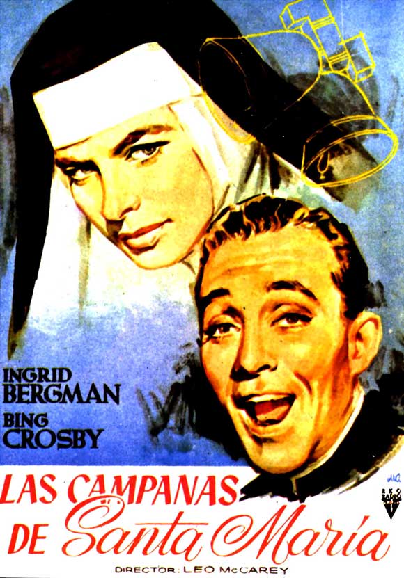 The Bells of St. Mary's Movie Poster Print showcasing classic cinema style.