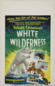White Wilderness Movie Poster Print showcasing stunning wildlife and landscapes.
