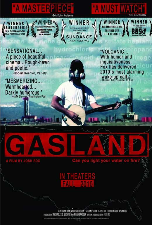 GasLand Movie Poster Print featuring environmental themes.