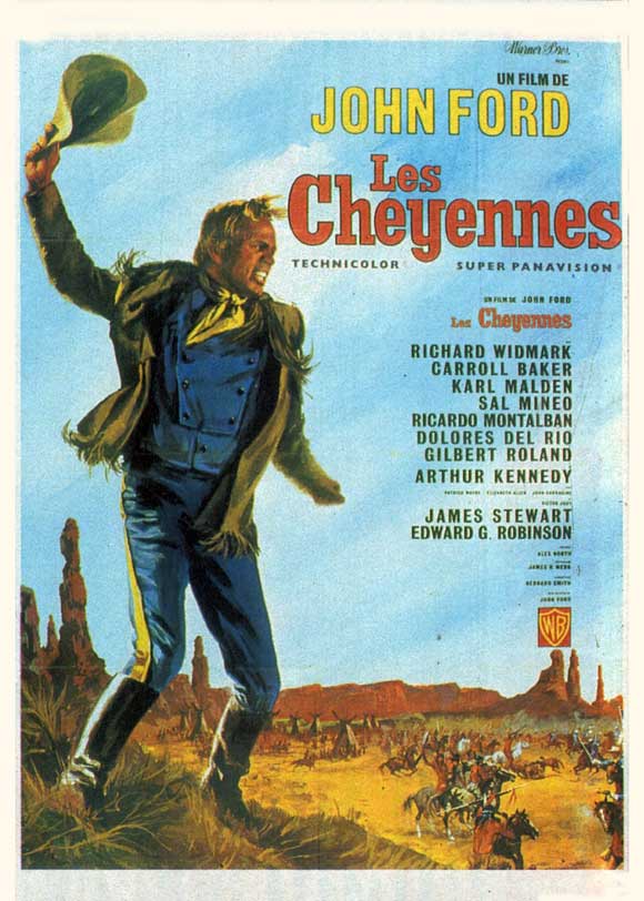 Cheyenne Autumn Movie Poster Print showcasing dramatic landscapes.