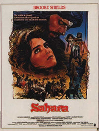Sahara Movie Poster Print featuring adventure film art.