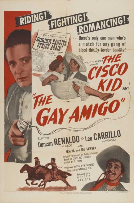 The Gay Amigo Movie Poster Print featuring vibrant colors and cinematic artwork.