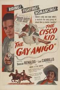 The Gay Amigo Movie Poster Print featuring vibrant colors and cinematic artwork.