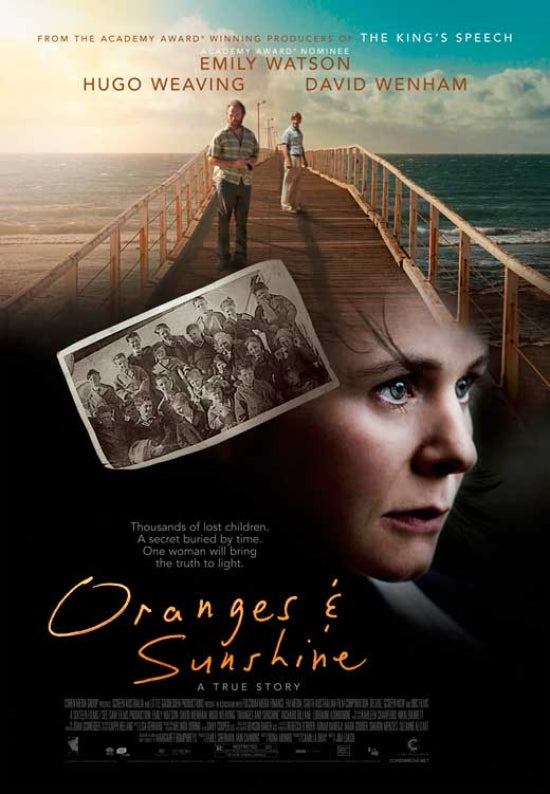 Oranges and Sunshine Movie Poster Print showcasing vibrant cinematic art.
