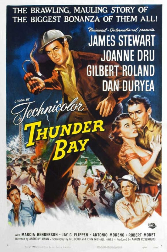 Thunder Bay Movie Poster Print featuring vibrant colors and cinematic design.