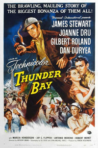 Thunder Bay Movie Poster Print featuring vibrant colors and cinematic design.
