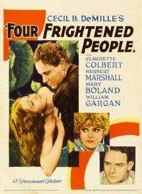 Four Frightened People Movie Poster Print showcasing dramatic cinema artwork.