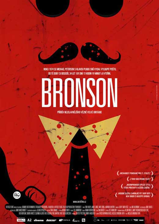 Bronson Movie Poster Print showcasing cinematic artwork.
