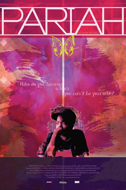 Pariah movie poster print featuring vibrant imagery and emotional storytelling.