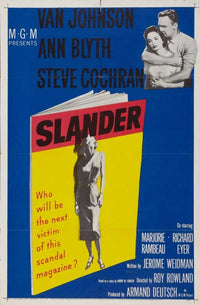Slander Movie Poster Print showcasing vibrant colors and sharp details.