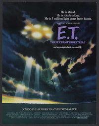 E.T. The Extra-Terrestrial Movie Poster Print showcasing iconic film imagery.