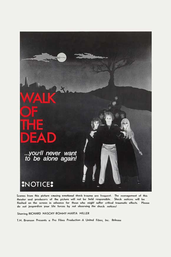 Vengeance of the Zombies Movie Poster Print showcasing classic horror artwork.