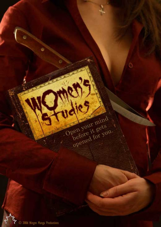 Women's Studies Movie Poster Print featuring female empowerment theme.