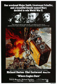 Where Eagles Dare Movie Poster Print (27 x 40) - Iconic Film Art