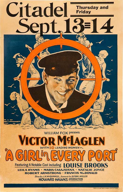 A Girl in Every Port movie poster print showcasing classic cinema art