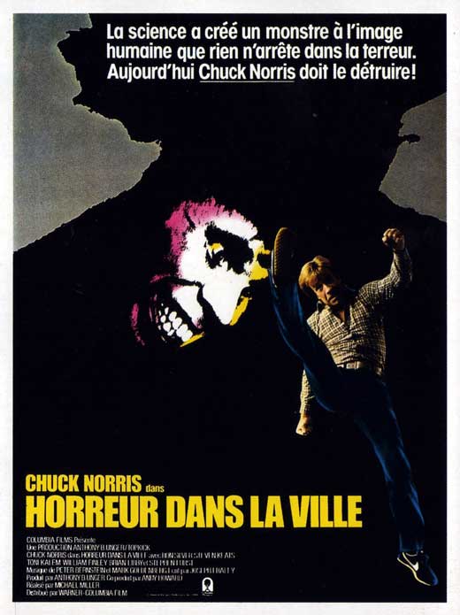 Silent Rage Movie Poster Print showcasing classic horror and action.