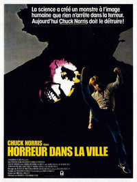 Silent Rage Movie Poster Print showcasing classic horror and action.