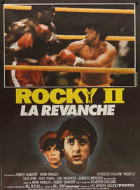Rocky 2 Movie Poster Print showcasing iconic film art.