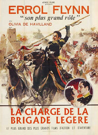 The Charge of the Light Brigade Movie Poster Print showcasing historical artwork.