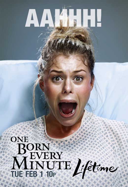 One Born Every Minute TV Movie Poster showcasing emotional moments of parenthood.