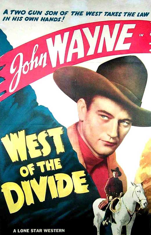 West of the Divide Movie Poster Print featuring classic western film imagery.