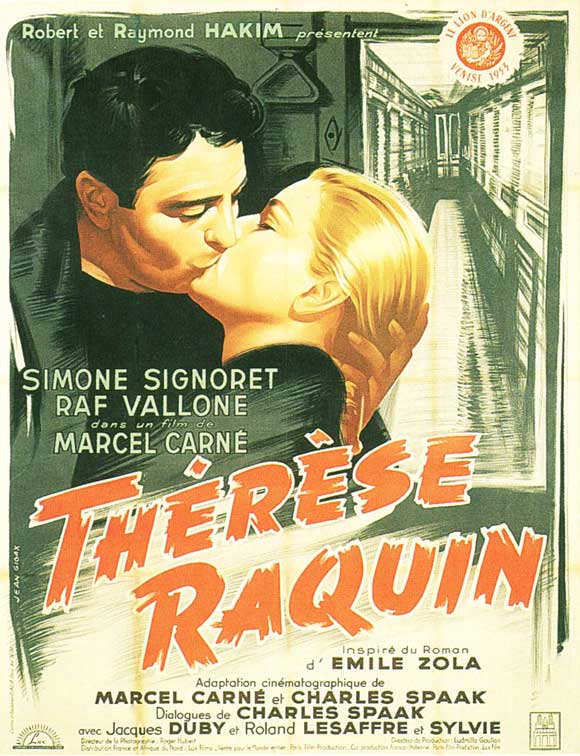 Therese Raquin Movie Poster Print showcasing classic cinema imagery.