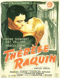 Therese Raquin Movie Poster Print showcasing classic cinema imagery.