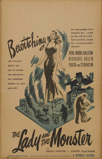 The Lady and the Monster Movie Poster Print (11x17)