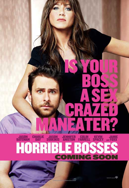 Horrible Bosses Movie Poster Print showcasing the film's humor and characters.