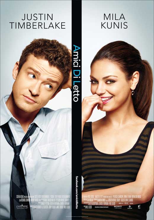 Friends with Benefits Movie Poster Print showcasing romantic comedy.