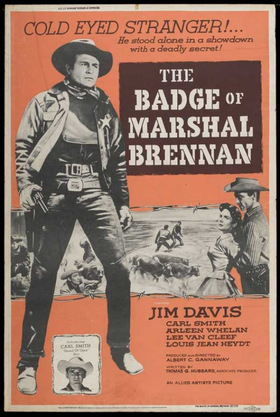 The Badge of Marshal Brennan Movie Poster Print