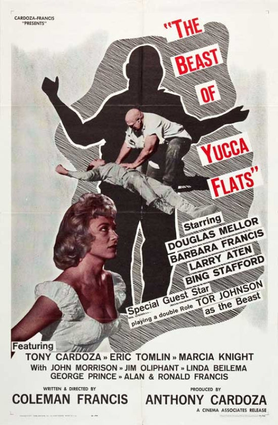 The Beast of Yucca Flats movie poster print showcasing classic cinema artwork.