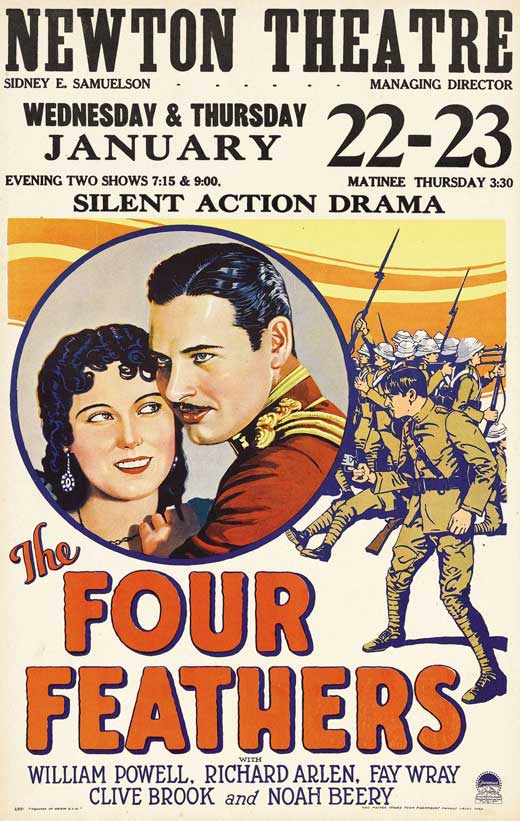 The Four Feathers Movie Poster Print showcasing classic cinema art.