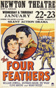 The Four Feathers Movie Poster Print showcasing classic cinema art.