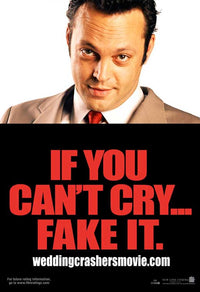 Wedding Crashers Movie Poster Print showcasing iconic comedy moments.