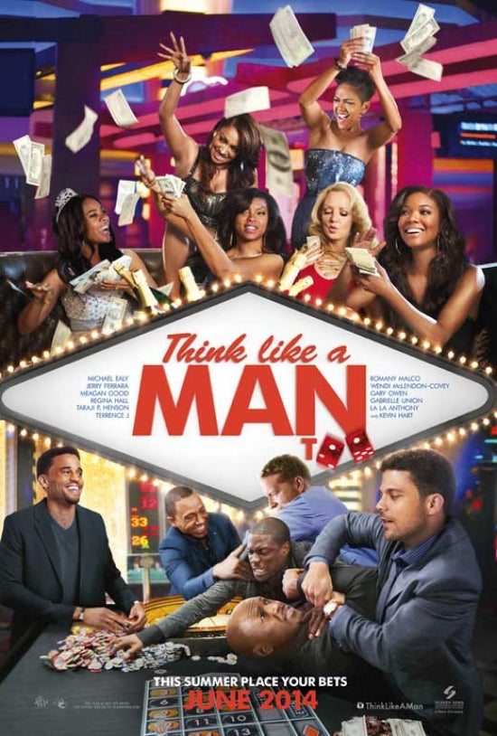 Think Like a Man Too Movie Poster Print featuring vibrant colors and comedy theme.