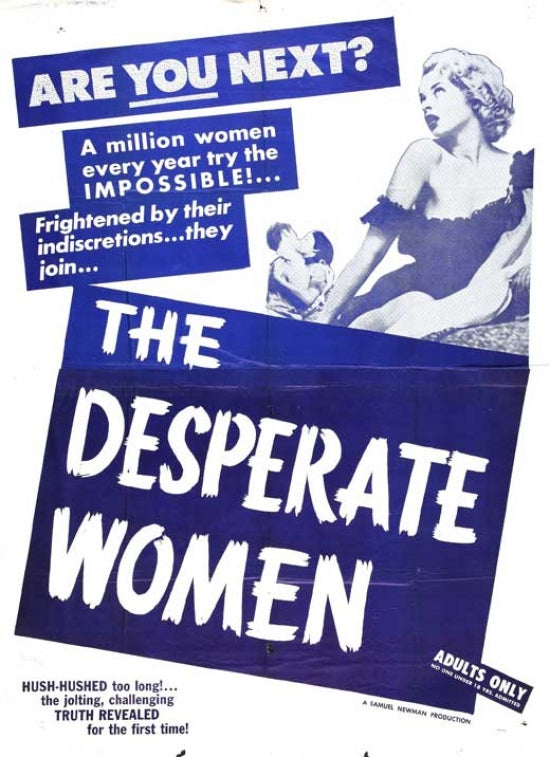 The Desperate Women Movie Poster Print featuring vibrant imagery.