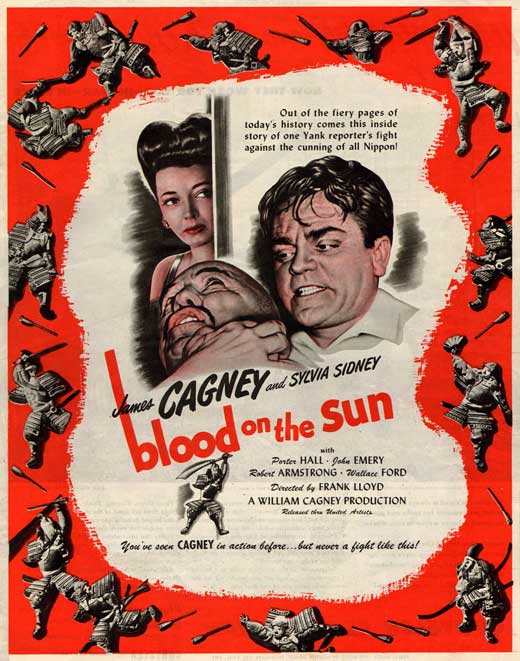 Blood on the Sun Movie Poster Print showcasing classic film art.