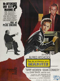 Marnie Movie Poster Print showcasing vintage film art.
