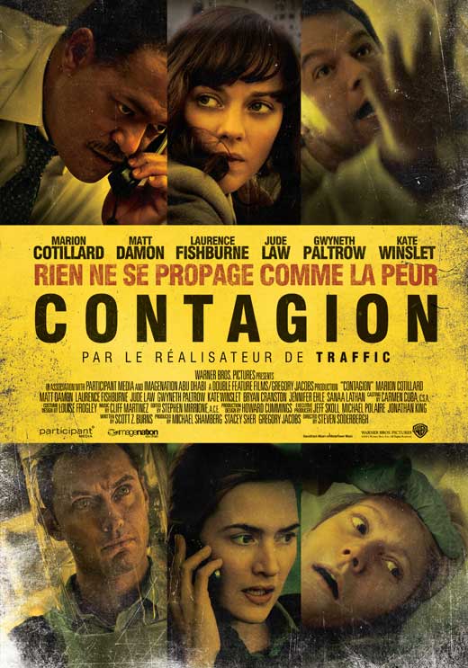 Contagion Movie Poster Print featuring dramatic artwork.
