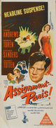 Assignment: Paris movie poster print featuring vibrant artwork.