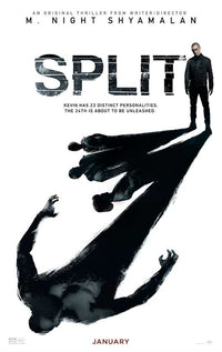 Split Movie Poster Print showcasing suspenseful artwork